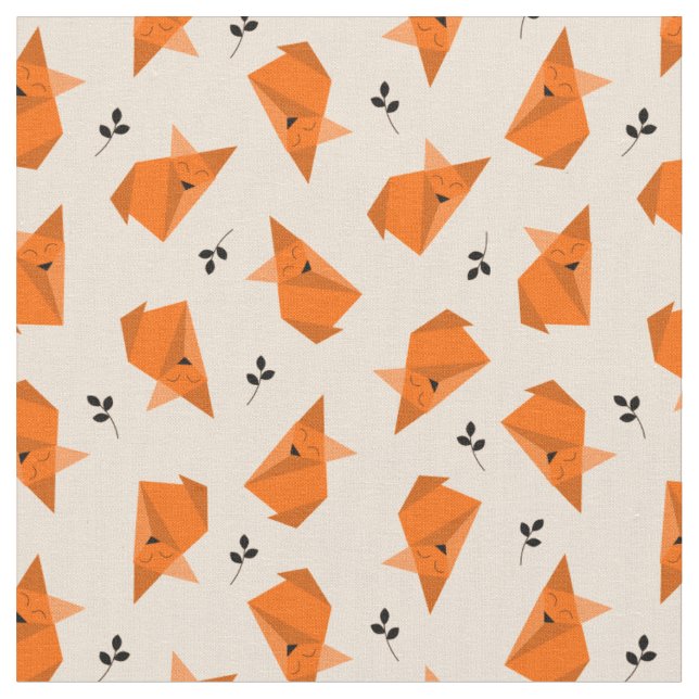 Tecido Fox Origami (Detalhe)