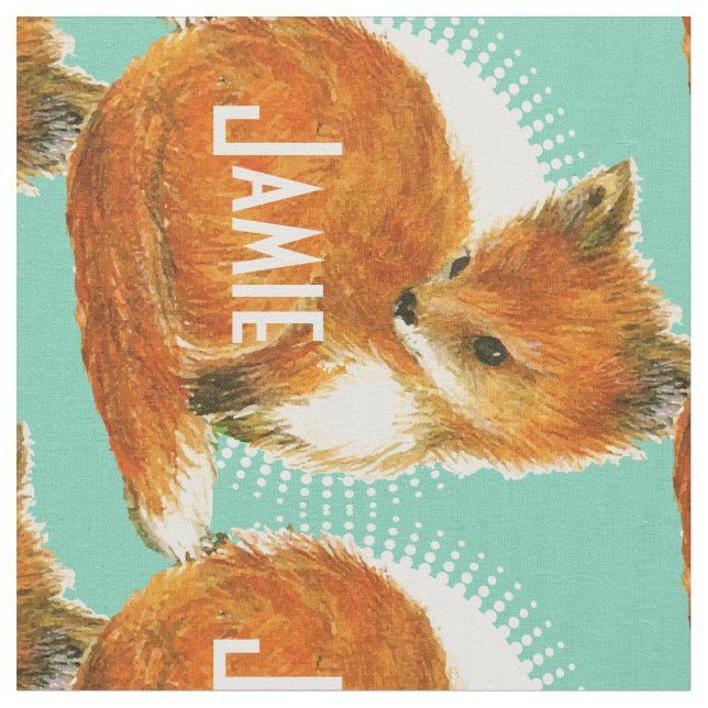 Tecido Fox Personalizada de Casa Moderna (Detalhe)