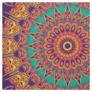 Tecido Fractal do caleidoscópio - tatuagem II + suas