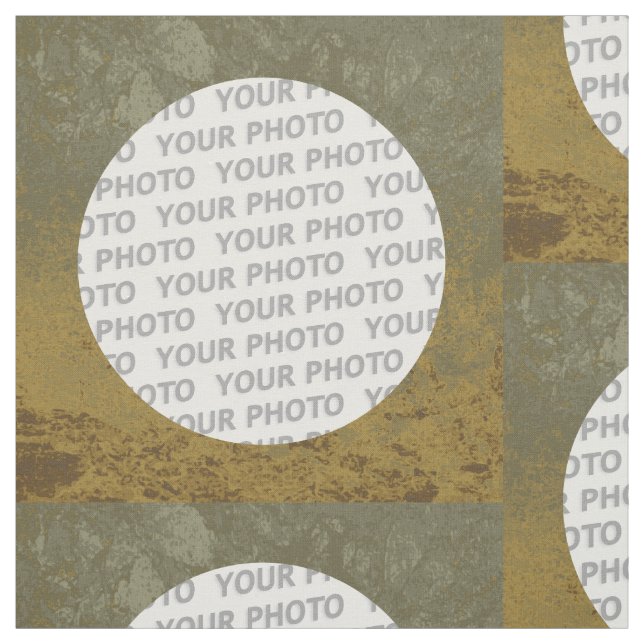 Tecido Frame Splatter II ao quadrado + sua foto (Modelo)