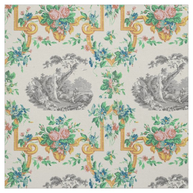 Tecido Francês Rococo François Boucher Vignette Pattern (Modelo)