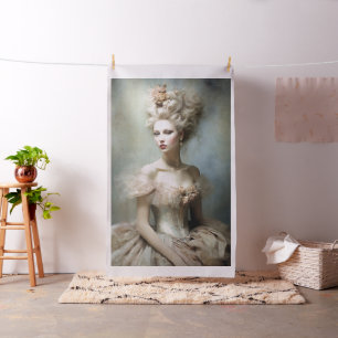 Tecido Francesa Mary Antoinette Fashion Retrato