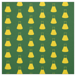 Tecido Frasco de Erlenmeyer Amarelo
