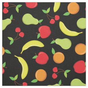 Tecido Fruta-Cachoreira-Maçã-Maçã-de-vidro-laranja