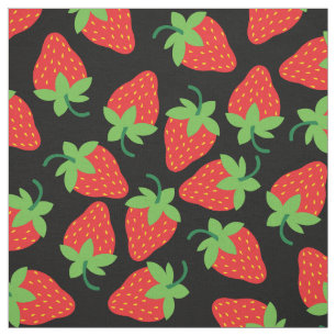 Tecido Fruta de morangos Comida de crianças