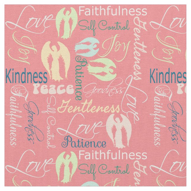 Tecido Fruta dos anjos do espírito (Detalhe)