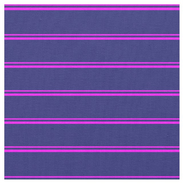 Tecido Fuchsia e lâminas azuis de meia-noite (Detalhe)