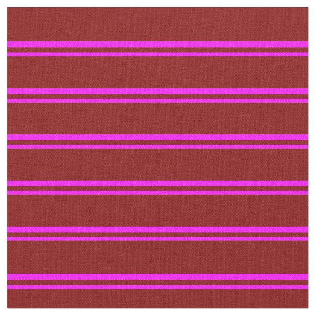Tecido Fúcsia e Maroon - Padrão Striped (Detalhe)
