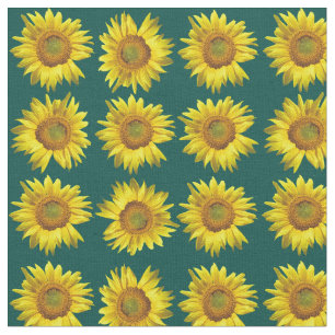 Tecido Fundição de Flores Solares