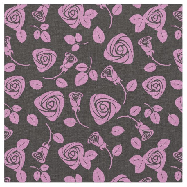 Tecido Fundo cor-de-rosa floral (Detalhe)