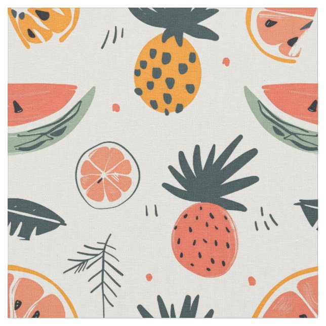 Tecido Fundo de Frutas (Detalhe)