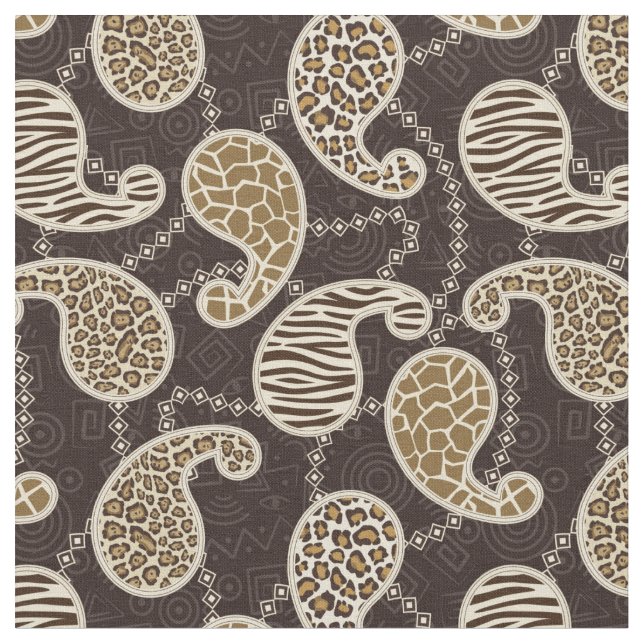 Tecido Fundo do estilo de Paisley (Detalhe)