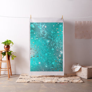Tecido Fundo do Mint Turquoise Foil