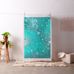Tecido Fundo do Mint Turquoise Foil