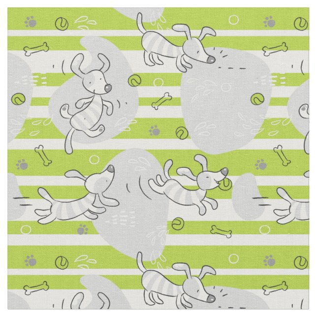 Tecido fundo do padrão de reprodução do cão (Detalhe)