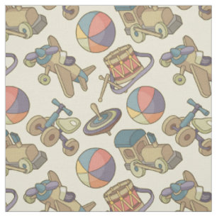 Tecido Fundo dos Ícones dos Brinquedos