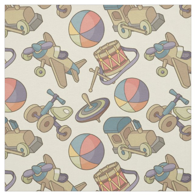 Tecido Fundo dos Ícones dos Brinquedos (Modelo)