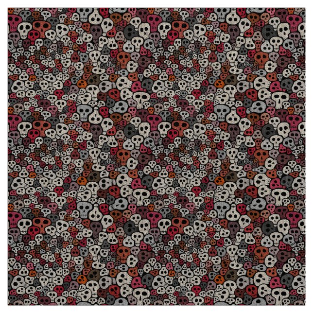 Tecido Fundo sem emenda dos crânios (Modelo)