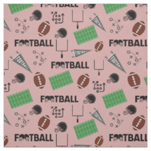 Tecido Futebol divertido no escuro Tea Rosa Rosa