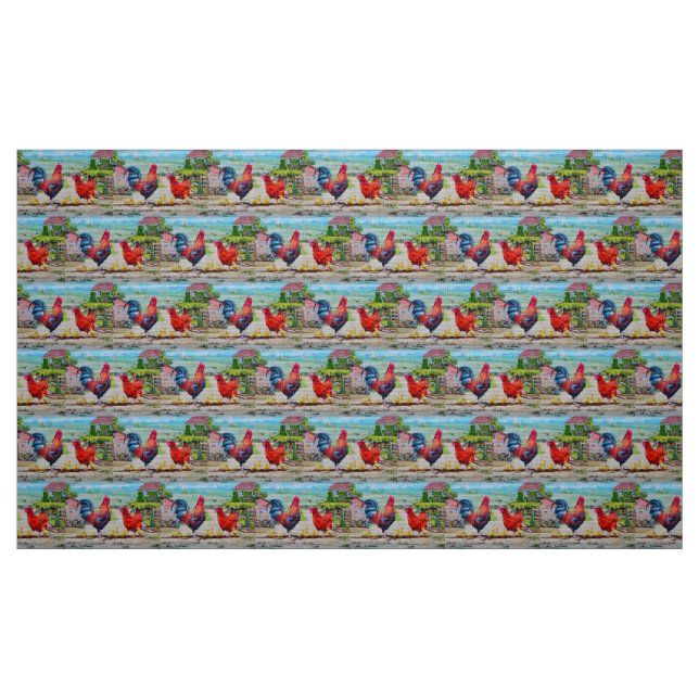 Tecido Galinha adorável (Fat Quarter)