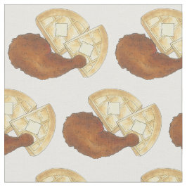 Tecido Galinha e Jantar Waffles, Comida de Soul Clássica