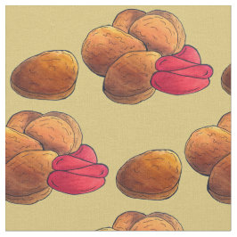 Tecido Galinhas Nuggets com Ketchup Comida Foodie