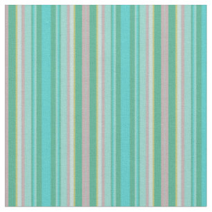 Tecido Gamas Geométricas de Abstrato Verde, Teal e Rosa