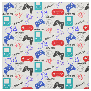 Tecido Gamers Engraçado Citação do Controlador de Víd