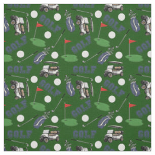 Tecido Ganhou Golfe no Hunter Green