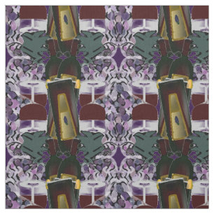 Tecido Garrafa abstrato