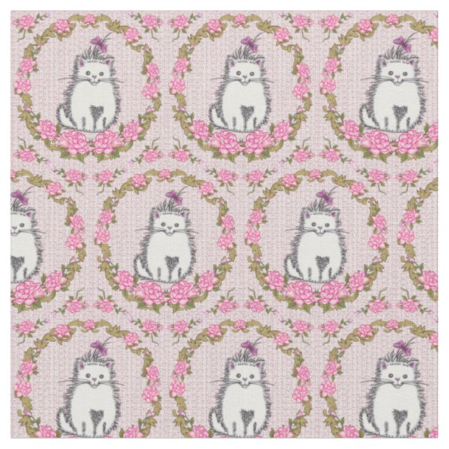 Tecido Gatinho Bebê Gato (Detalhe)