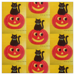 Tecido Gatinho do Halloween Kitty Kitty