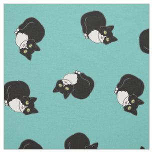 Tecido Gato do smoking de Tuxie