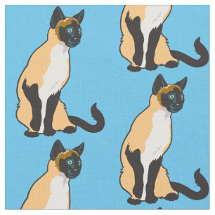 Tecido Gato siamês
