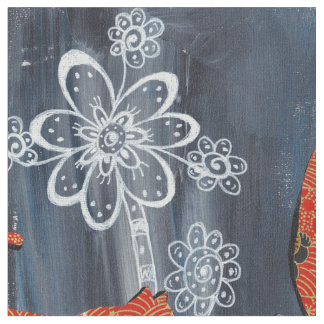 Tecido Gatos vermelhos afortunados