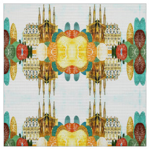 Tecido Gaudi 's Barcelona