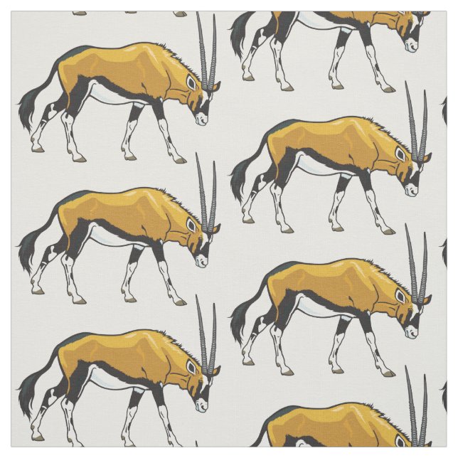 Tecido Gemsbok, gemsbuck ou Oryx sul-africano (Modelo)