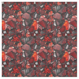 Tecido Gemstone vermelho