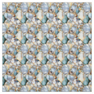 Tecido Gemstones de multicores