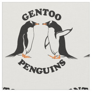 Tecido Gentoo Penguins