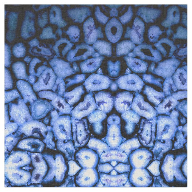 Tecido Geodes de Agato do Quartz Azul (Detalhe)