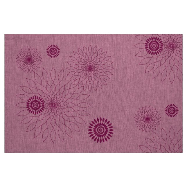 Tecido Geometric Flower〜ピンク〜 (Fat Quarter)