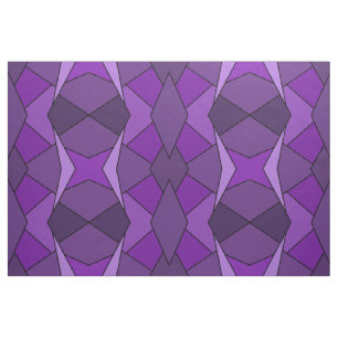 Tecido geométrico das formas dos polígono roxos