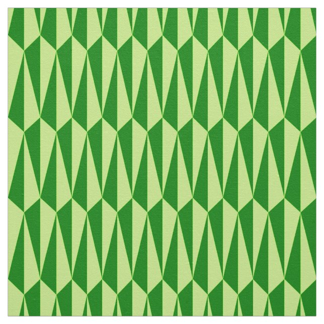 Tecido Geométrico do século médio, verde esmeralda (Modelo)
