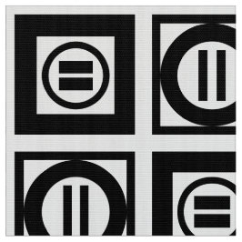 Tecido geométrico preto & branco do teste padrão