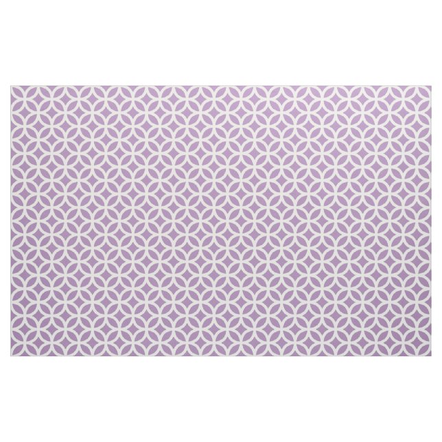 Tecido geométrico roxo do teste padrão da violeta (Jarda)
