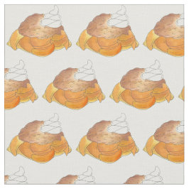 Tecido Georgia GA Peach Cobbler Southern Dessert Foodie