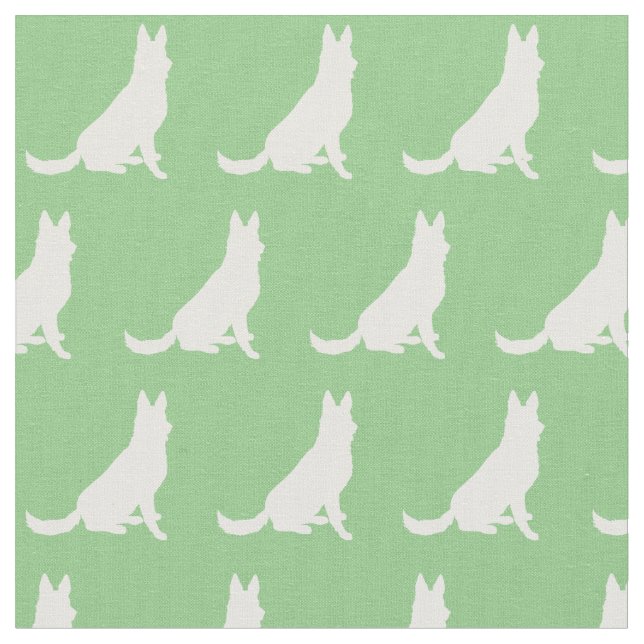 Tecido German shepherd Silhute Pet Verde (Detalhe)