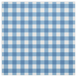 Tecido Gingham Azul Claro