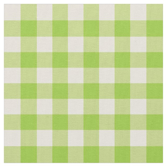 Tecido Gingham branco-macaco-verde-e-branco-antigo (Detalhe)